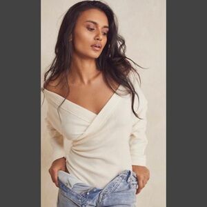 #1610 Free People Lovin' This Feeling Thermal Bodysuit Large